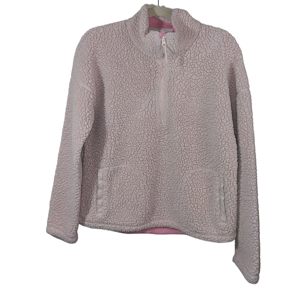 DSG Ladies Long Sleeve Fleece Pullover- M